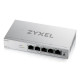 Zyxel GS1200-5HPV3 Gestionado L2 Gigabit Ethernet (10/100/1000) Energía sobre Ethernet (PoE) Escritorio Gris
